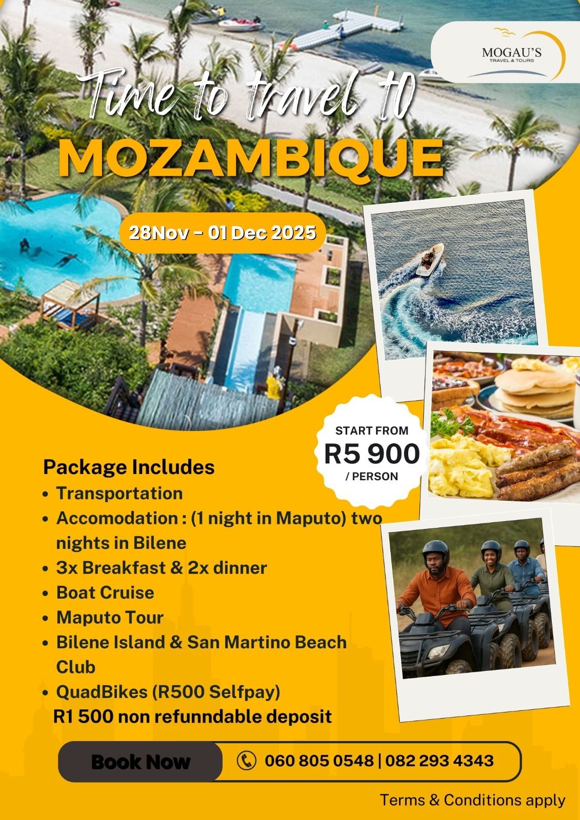 Time to Travel to Mozambique